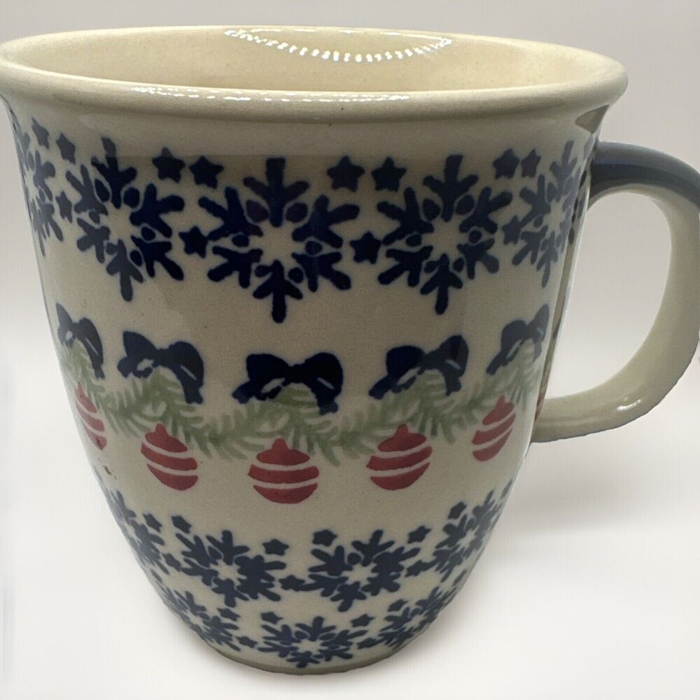boleslawiec Polish Christmas Mug